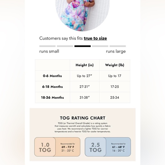 Bums & Roses Natural Bamboo Sleep Sack Reaching New Kites size 18-36M 1.0 TOG - Picture 8 of 8